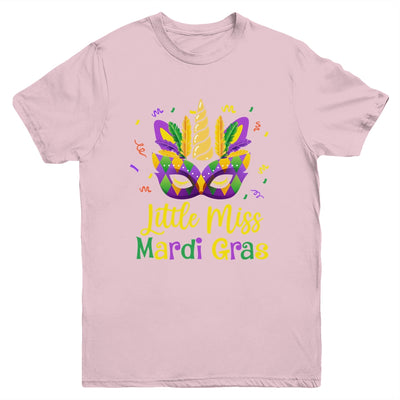 Cute Little Miss Mardi Gras Kids Girl Outfit Youth Shirt | teecentury