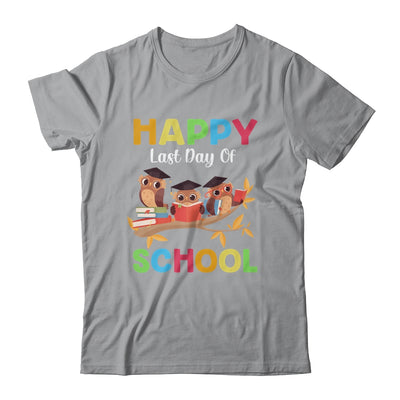 Cute Owls Happy Last Day Of School T-Shirt & Hoodie | Teecentury.com