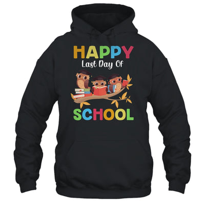 Cute Owls Happy Last Day Of School T-Shirt & Hoodie | Teecentury.com