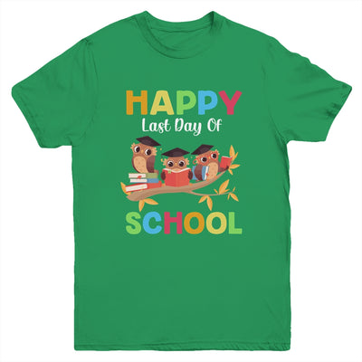 Cute Owls Happy Last Day Of School Youth Youth Shirt | Teecentury.com