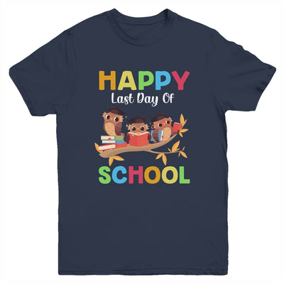 Cute Owls Happy Last Day Of School Youth Youth Shirt | Teecentury.com