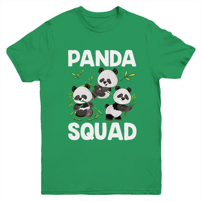 Cute Panda Family Graphic Panda Squad For Boy Girl Youth Shirt | teecentury