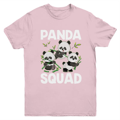 Cute Panda Family Graphic Panda Squad For Boy Girl Youth Shirt | teecentury