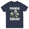 Cute Panda Family Graphic Panda Squad For Boy Girl Youth Shirt | teecentury