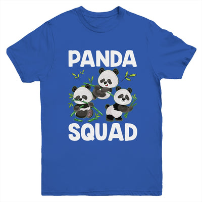 Cute Panda Family Graphic Panda Squad For Boy Girl Youth Shirt | teecentury