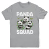 Cute Panda Family Graphic Panda Squad For Boy Girl Youth Shirt | teecentury