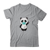 Cute Panda With Face Mask Funny Gift For Animal Lovers T-Shirt & Hoodie | Teecentury.com