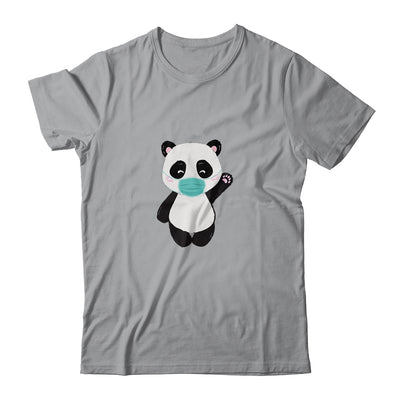 Cute Panda With Face Mask Funny Gift For Animal Lovers T-Shirt & Hoodie | Teecentury.com