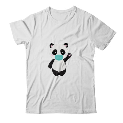 Cute Panda With Face Mask Funny Gift For Animal Lovers T-Shirt & Hoodie | Teecentury.com