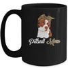 Cute Pitbull Mom Leopard Dog Mom Mothers Day Mug Coffee Mug | Teecentury.com