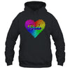 Cute Pride Heart LGBTQ Lesbian Rainbow Apparel Gay Pride Shirt & Tank Top | teecentury