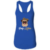 Cute Pug Mom Leopard Dog Mom Mothers Day T-Shirt & Tank Top | Teecentury.com