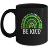 Cute Rainbow Be Kind St Patricks Day Happy Lucky Heart Mug | teecentury