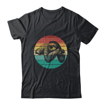 Cute Sloth For Girls Sunset Vintage Sunset Sloth Lover Shirt & Hoodie | teecentury