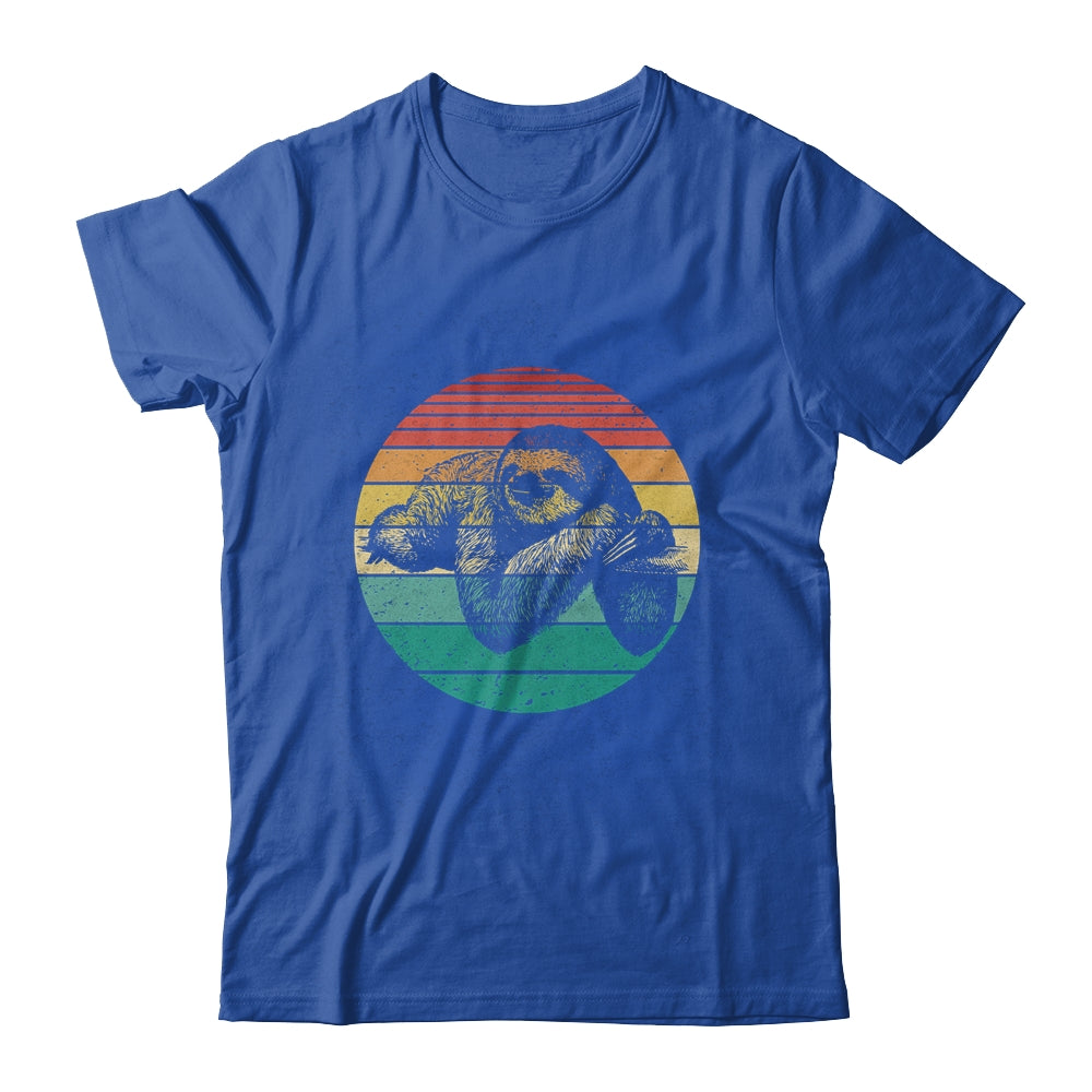 Cute Sloth For Girls Sunset Vintage Sunset Sloth Lover Shirt & Hoodie | teecentury