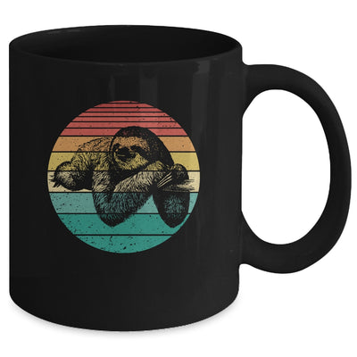 Cute Sloth For Girls Sunset Vintage Sunset Sloth Lover Mug | teecentury