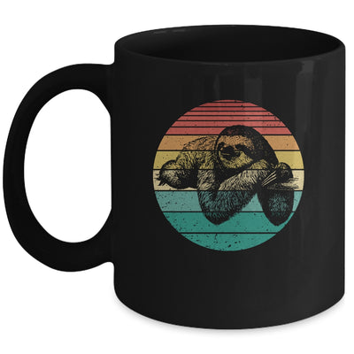 Cute Sloth For Girls Sunset Vintage Sunset Sloth Lover Mug | teecentury