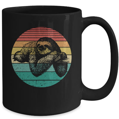Cute Sloth For Girls Sunset Vintage Sunset Sloth Lover Mug | teecentury