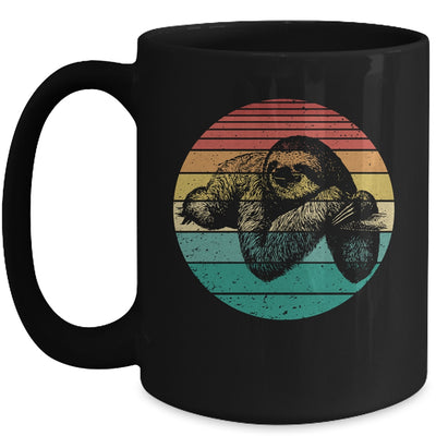 Cute Sloth For Girls Sunset Vintage Sunset Sloth Lover Mug | teecentury