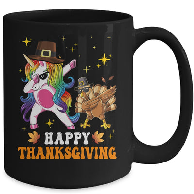 Cute Unicorn Thanksgiving For Girls Pilgrim Hat Turkey Mug | teecentury