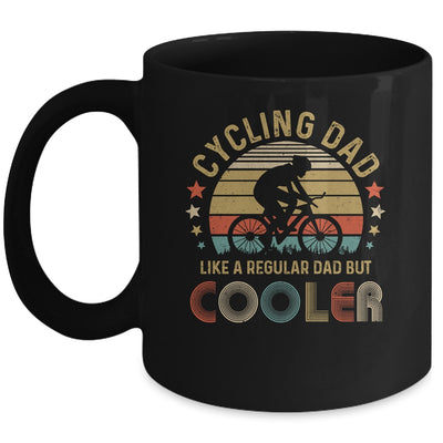 Cycling Dad Like A Regular Dad But Cooler Fathers Day Mug Coffee Mug | Teecentury.com