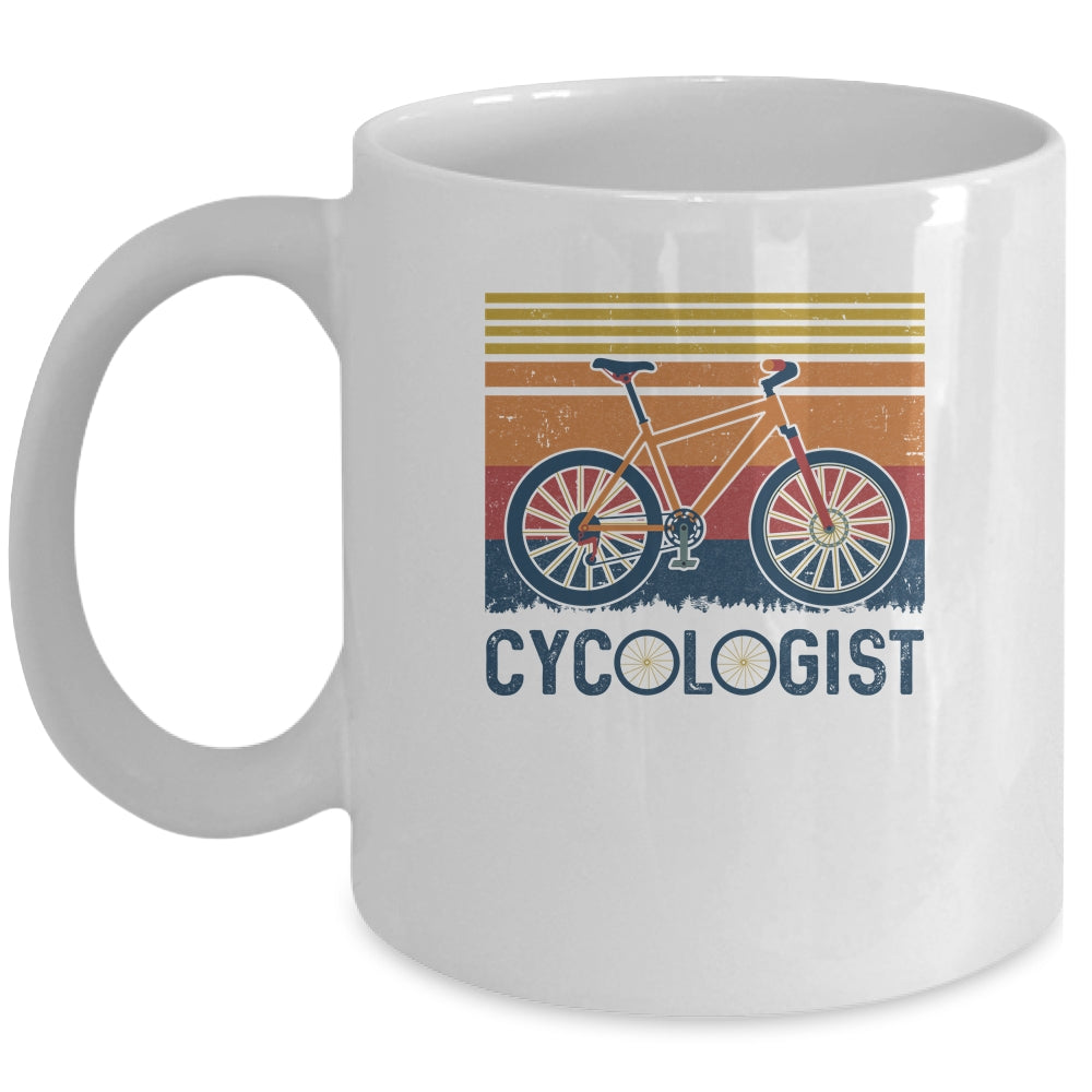 Cycologist Funny Cycling Bicycle Cyclist Cycling Gift Mug Coffee Mug | Teecentury.com