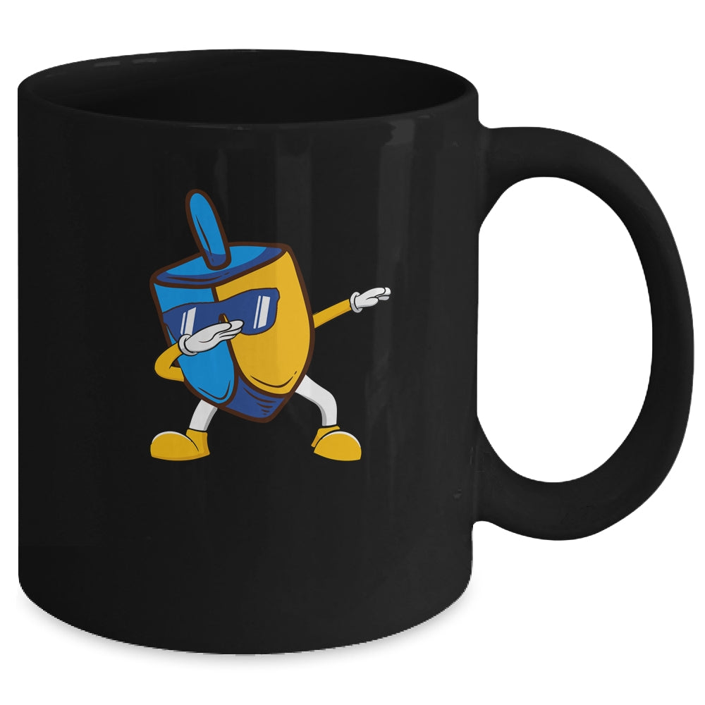 Dabbing Dreidel Hanukkah Dancing Chanukah Kids Girls Boys Mug Coffee Mug | Teecentury.com