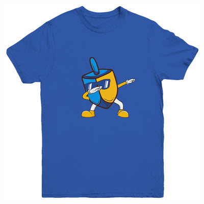 Dabbing Dreidel Hanukkah Dancing Chanukah Kids Girls Boys Youth Youth Shirt | Teecentury.com