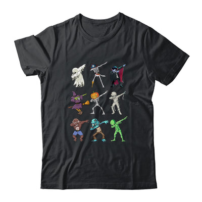 Dabbing Halloween Skeleton Monsters T-Shirt & Sweatshirt | Teecentury.com
