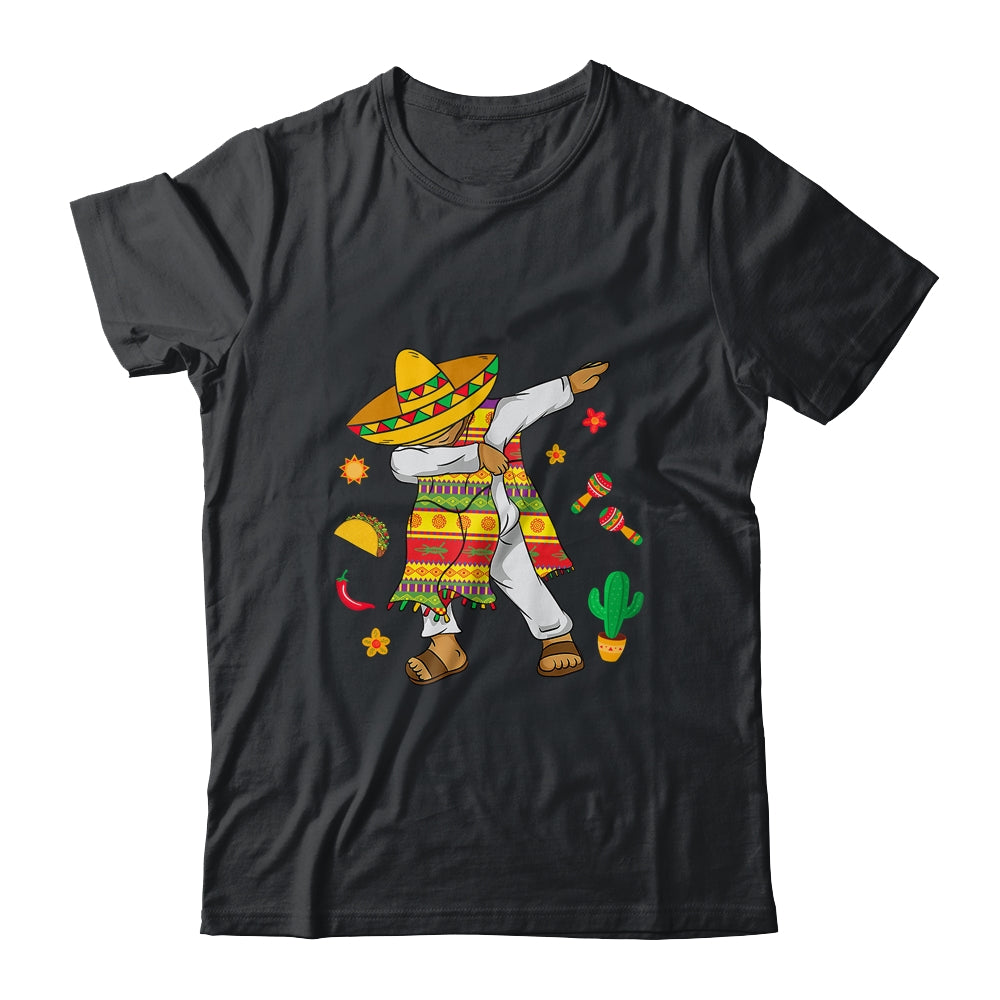 Dabbing Mexican Cinco de Mayo Boys Men Sombrero Dab Shirt & Hoodie | teecentury