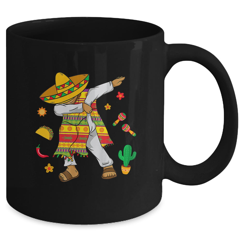 Dabbing Mexican Cinco de Mayo Boys Men Sombrero Dab Mug | teecentury