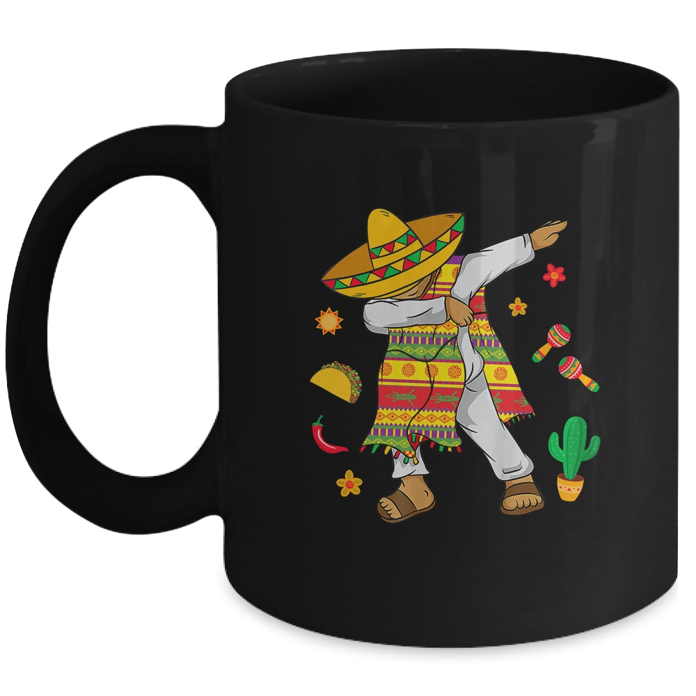 Dabbing Mexican Cinco de Mayo Boys Men Sombrero Dab Mug | teecentury