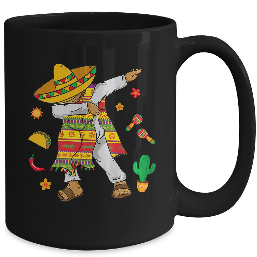 Dabbing Mexican Cinco de Mayo Boys Men Sombrero Dab Mug | teecentury