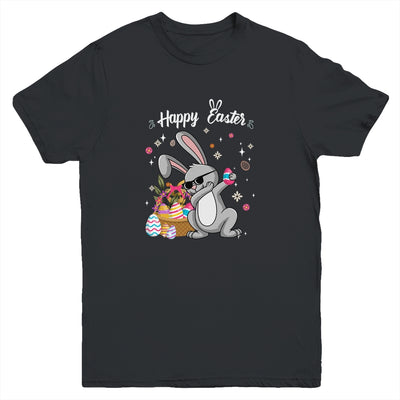 Dabbing Rabbit Easter Day Eggs Bunny Dab Boys Girls Kid Youth Youth Shirt | Teecentury.com