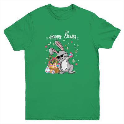 Dabbing Rabbit Easter Day Eggs Bunny Dab Boys Girls Kid Youth Youth Shirt | Teecentury.com