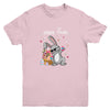 Dabbing Rabbit Easter Day Eggs Bunny Dab Boys Girls Kid Youth Youth Shirt | Teecentury.com