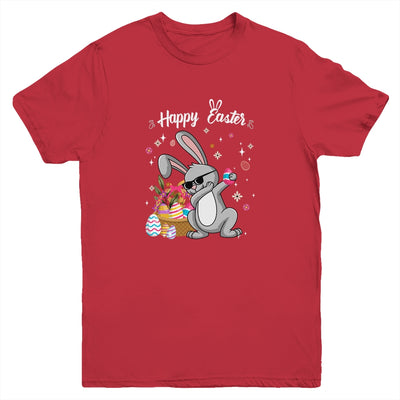 Dabbing Rabbit Easter Day Eggs Bunny Dab Boys Girls Kid Youth Youth Shirt | Teecentury.com