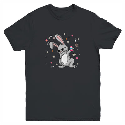 Dabbing Rabbit Easter Day Eggs Dab Boys Girls Kid Bunny Youth Youth Shirt | Teecentury.com