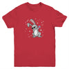 Dabbing Rabbit Easter Day Eggs Dab Boys Girls Kid Bunny Youth Youth Shirt | Teecentury.com