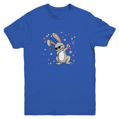 Dabbing Rabbit Easter Day Eggs Dab Boys Girls Kid Bunny Youth Youth Shirt | Teecentury.com