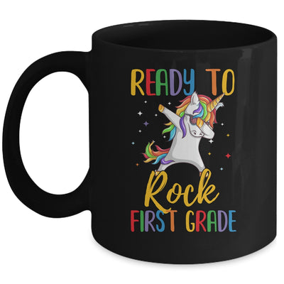 Dabbing Ready To Rock 1st Grade Unicorn Back To School Mug Coffee Mug | Teecentury.com