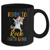 Dabbing Ready To Rock 4th Grade Unicorn Back To School Mug Coffee Mug | Teecentury.com