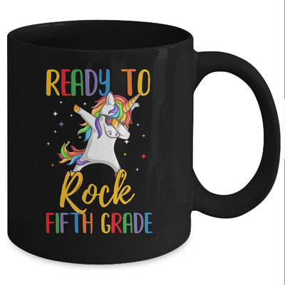 Dabbing Ready To Rock 5th Grade Unicorn Back To School Mug Coffee Mug | Teecentury.com