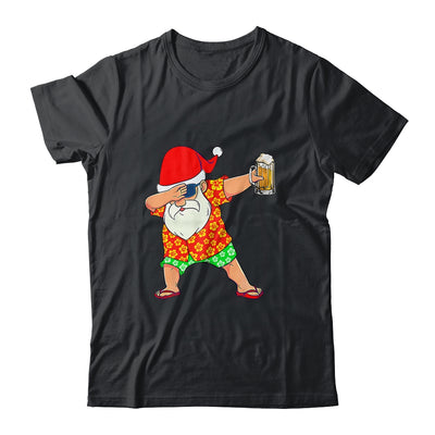 Dabbing Santa Christmas In July Boys Men Hawaiian Xmas Dab Shirt & Hoodie | teecentury