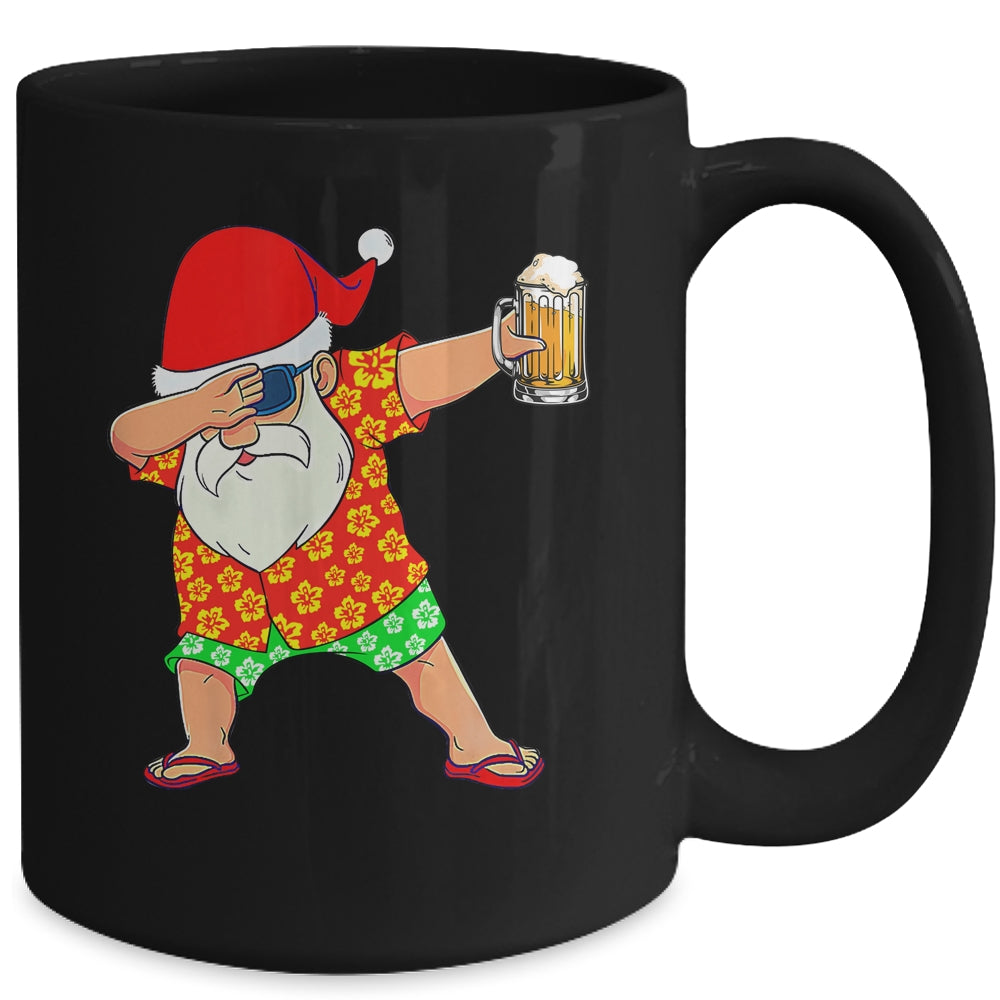 Dabbing Santa Christmas In July Boys Men Hawaiian Xmas Dab Mug | teecentury