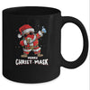 Dabbing Santa Christmas Wear Mask Tree Lights Quarantine Mug Coffee Mug | Teecentury.com