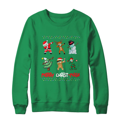 Dabbing Santa Wearing Mask Quarantine Christmas T-Shirt & Sweatshirt | Teecentury.com