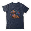 Dachshund Dog American USA Flag 4th of July Men women Lover Shirt & Tank Top | teecentury