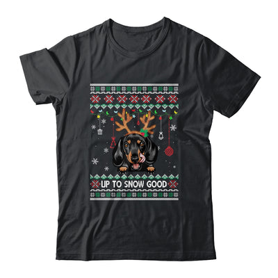 Dachshund Dog Reindeer Ugly Christmas Xmas T-Shirt & Sweatshirt | Teecentury.com