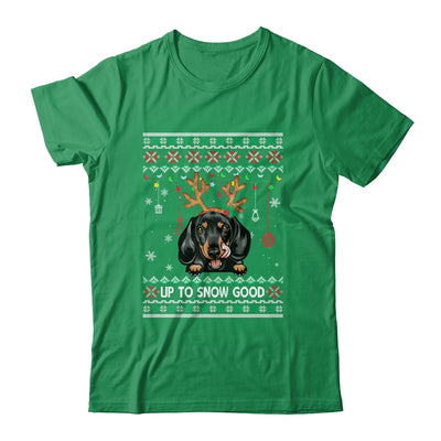 Dachshund Dog Reindeer Ugly Christmas Xmas T-Shirt & Sweatshirt | Teecentury.com